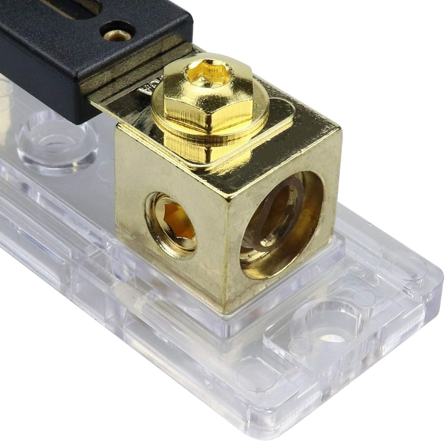 2 Absolute ANH-3 0/2/4 Gauge AWG in-Line ANL Fuse Holder & 2 Gold Plated 150 Amp Fuse