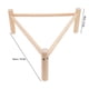 thumbnail image 4 of Chicken Perch Stable Triangular Wooden Chick Training Perch Toy Interactive Bird Perch Stand Toy For Relaxing Playing, 4 of 5