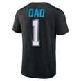 thumbnail image 3 of Men's Black Miami Marlins Father's Day #1 Dad T-Shirt, 3 of 3