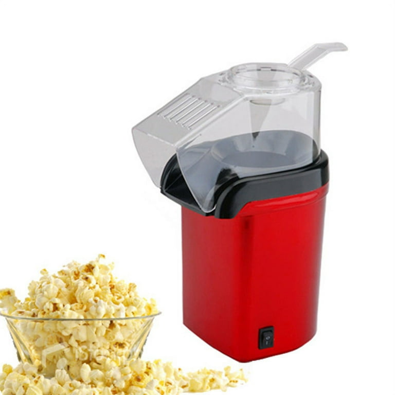 Asixx Electric Popcorn Maker, 1200W Mini Electric Popcorn Maker Hot Air  Popcorn Maker Home Use Automatic Popcorn Machine 220V EU Plug, Red
