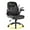 Black, variant on YEEZEE Ergonomic Executive Office Chair-High-Back PU Leather,Lumbar Support,Support for Home Office.