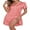 Coral Pink, variant on DreamFish Women's Summer Nightshirt Button Down Short Sleeve Sleepshirt Lightweight Nightgown Sleepwear (Slim Fit, Size Up for Relaxed Feel)