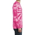thumbnail image 3 of Men's Specialty Tie-Dye Long Sleeve Throwback Look Tee Pink X-Large, 3 of 5