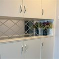 thumbnail image 2 of Pegatinas de pared con espejo de diamante 3D, pegatinas autoadhesivas extraíbles para decoración artesanal en sala de estar, baño y más, 2 of 5