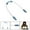 Blue, variant on PureCasa Creative Bendable USB Rechargeable Neck Light, Portable LED Book Light for Reading, Camping, Knitting, Repairing, Night Running, Perfect for Book Lovers, 1PC, Black