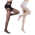 thumbnail image 2 of Minnieouse Pantimedias sexis de 2 piezas para mujer, ajuste delicado y seguro para todas las formas del cuerpo, pantimedias para dama, faldas Medias, 2 of 6