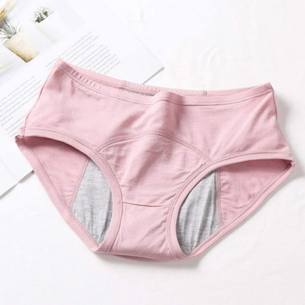 Cheeky Underwear For Women,Period Underwear for Women, Leakproof Period  Panties, Lace Menstrual Underwear Breathable & Soft(XS,Pink)