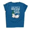thumbnail image 2 of Hauts d'Été Grande Taille pour Femmes Hauts d'Été pour Femmes Chemise à Manches Courtes à Inscription Décontractée Tunique Blouse T-Shirt à Col en V pour Femmes en Liquidation, 2 of 3