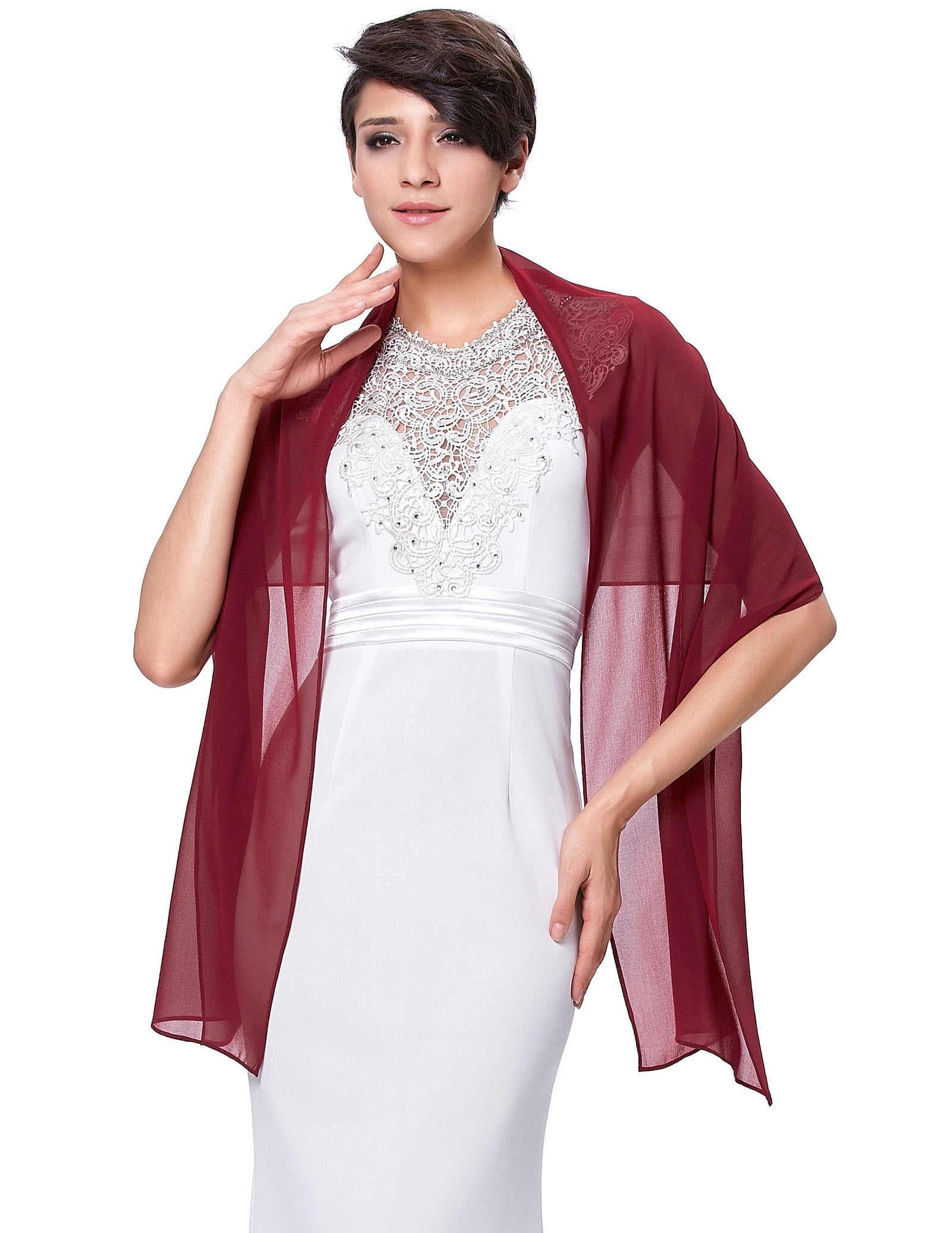 chiffon pashmina