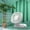 180#White, variant on USB Handheld Fan Rechargeable Mini Fan, Foldable Desktop Cooling Fan with Brushless Motor 3 Speed Wind Settings Long Battery Life and Portable Design for Office Bedroom Travel Outdoor Use