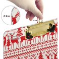 thumbnail image 3 of FMSHPON Christmas Trees Deer Clipboard Hardboard Wood Nursing Clip Board and Pull for Standard A4 Letter 13x9 inches, 3 of 5