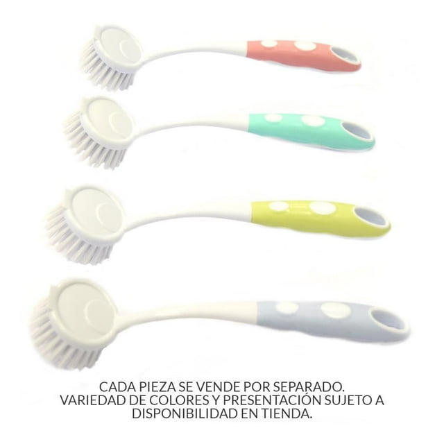 Cepillo para trastes Great Value redondo varios colores 1 pza