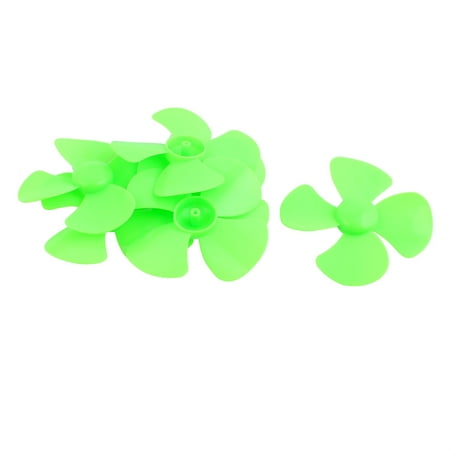 - 6Pcs Fan Shape 4 Vanes 100mm Dia RC Boat Propeller f Brushless Motor