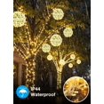 thumbnail image 4 of Bolas de Luces Navideñas Fairdeer Paquete de 8 para Exterior con Control Remoto, 4 of 7