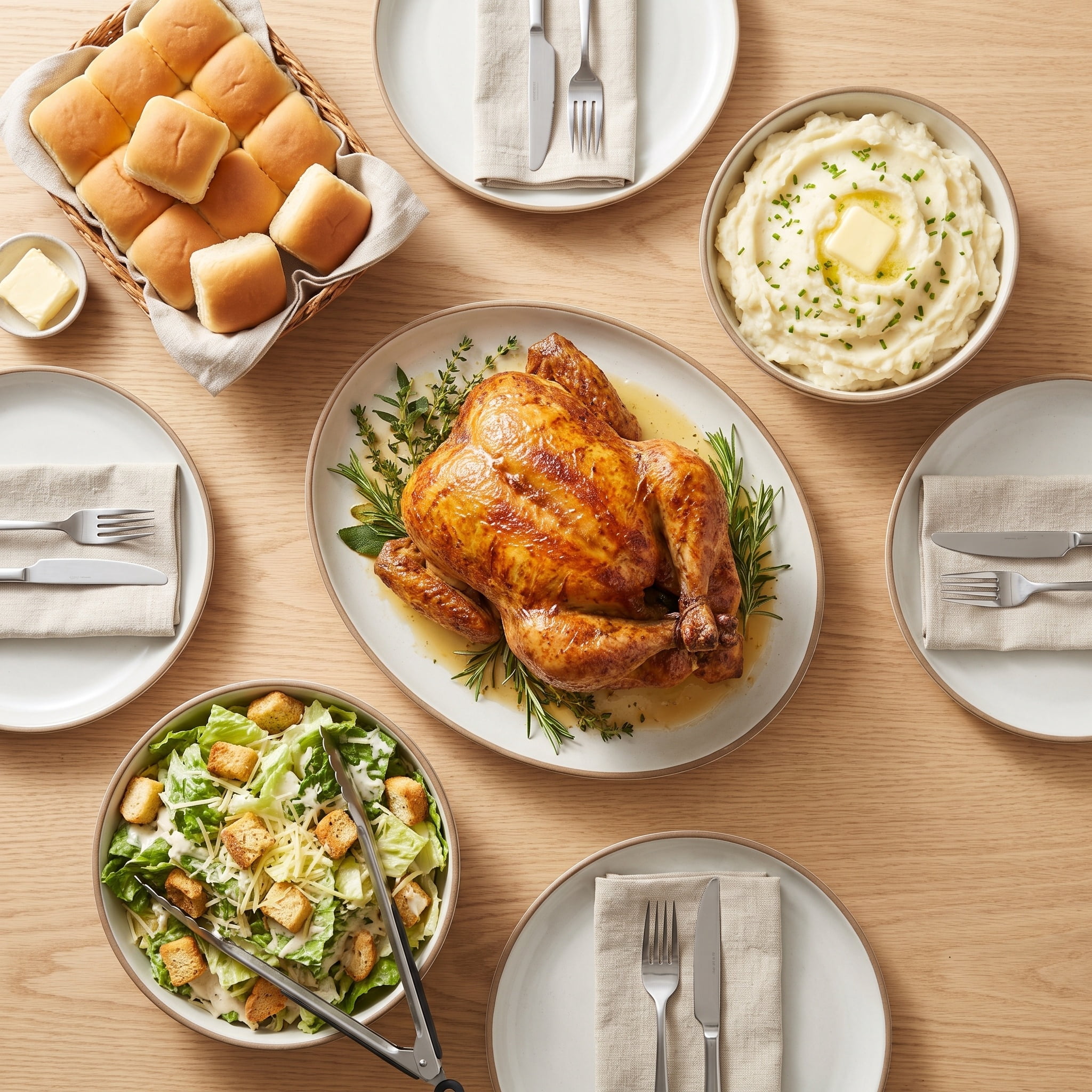 Rotisserie Chicken Meal (Big)