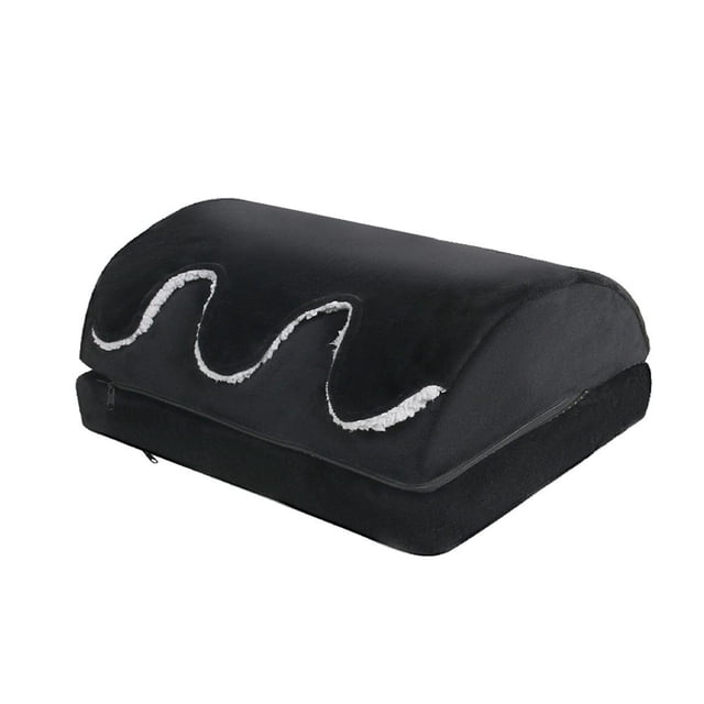 Household Multifunctional Adjustable Height Foot Rest Under Desk Ergonomic Double Layer Warm Support For Gaming Home Use