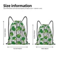 thumbnail image 3 of Bingfone Broccoli 2 Drawstrings Backpacks Bags for Men Women Gym Drawstrings Bag-Medium, 3 of 8