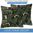 thumbnail image 5 of Spring Floral Throw Pillow Covers Set of 2 Green Herbs Botanical Pillow Covers 20x20 Inch Modern Farmhouse Home Decorative Pillow Cases Cushion Cover for Sofa Living Room Office, 5 of 6