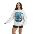 thumbnail image 3 of Women's Gameday Couture Gray Detroit Lions Heritage Premium Fleece Pullover Sweatshirt, 3 of 5