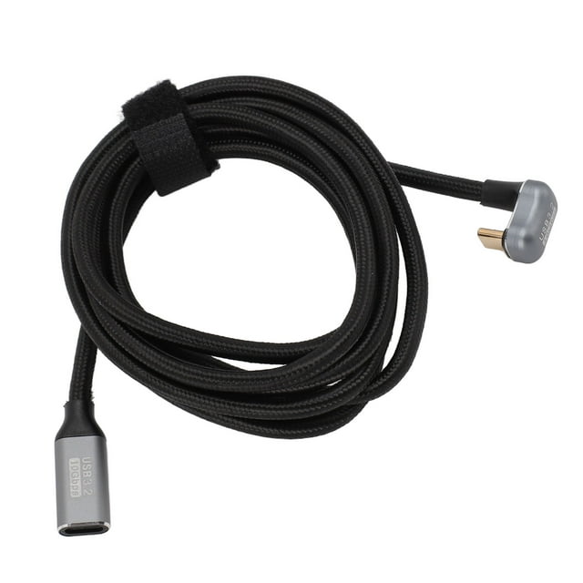 100W PD USB3.2 Gen2 10Gbps Type C Extension Cable, 4K 60Hz Data Transfer with OTG, VR for Pro, Galaxy S20, Switch, , VR Rift S with High Strength Nylon Braided Cord, Aluminum