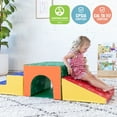 thumbnail image 6 of ECR4Kids SoftZone Single Tunnel 360 Degree Climber, Toddler Playset, Assorted, 3-Piece, 6 of 10