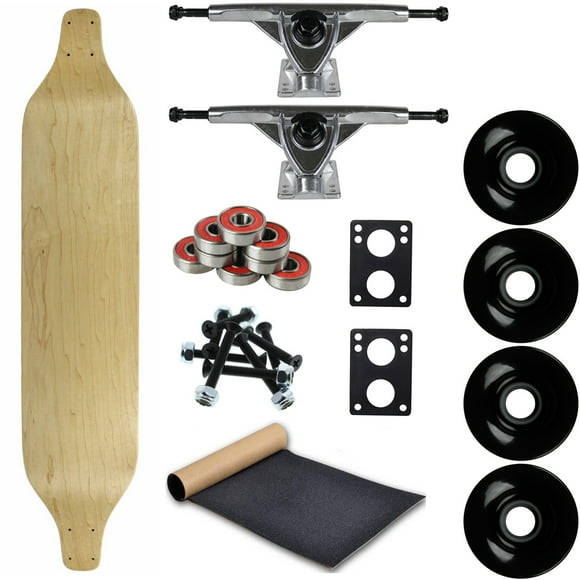 Moose Longboard Complet 8 Pouces x 40 Pouces Chute Naturelle