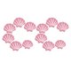 thumbnail image 1 of Injueey Alfombrilla antideslizante para suelo de ducha, resistente al desgaste, segura, cómoda e impermeable. Baño Ducha Juegos de accesorios de baño rosa 12 piezas, 1 of 6