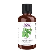NOW Essential Oils, Peppermint Oil, Invigorating Aromatherapy Scent, Steam Distilled, 100% Pure, Vegan, Child Resistant Cap, 2-Ounce