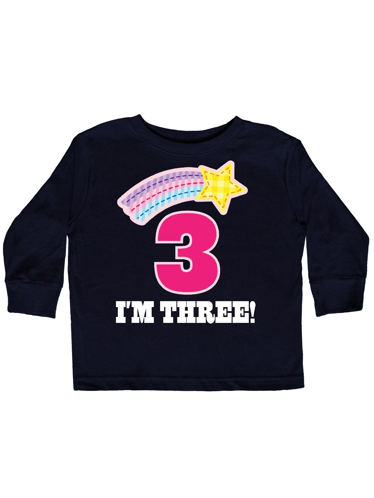 inktastic 3rd Birthday Party Unicorn 3 Year Old Toddler Long Sleeve T-Shirt