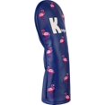 thumbnail image 2 of czcpp-Flamingo Golf Club Head Covers for Woods and Drivers, Golf Headcovers Set, Sapphire Blue, 2 of 4