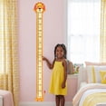 thumbnail image 6 of REGALWOVEN Cartoon Animals Height Chart Sticker, Peel and Stick Growth Chart with Age and Average Height Markings for Teens Baby Bedroom Orange 66.1 x 8.3 Inch, 6 of 7