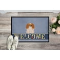 thumbnail image 2 of Carolines Treasures BB5684MAT Tapis d'Intérieur Ou d'Extérieur de 18 x 27 Po Pekingnese Rouge Blanc, 2 of 4