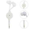 thumbnail image 4 of Auriculares retráctiles Mikikit, con cable, conector de 3,5 mm, paquete de 3, 4 of 9