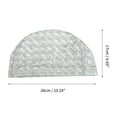 thumbnail image 4 of Unique Bargains 1 Pc Breathable Cube Pattern Swimming Cap Silver Tone, 4 of 6