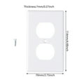 thumbnail image 5 of Electrical Receptacle Wall Plate Faceplates Covers Light Switches Socket Cover Electric Socket Plug Covers Enduring, 5 of 13