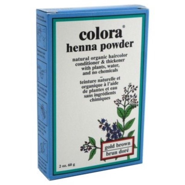 Colora Henna Powder Hair Color Gold Brown, 2 oz (Pack of 3) - Walmart