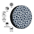 thumbnail image 4 of Naloa black Skull white PVC Leather Spare Tire Wheel Cover for Car Truck SUV Camper Trailer Universal Fit many size14 inch, 4 of 6