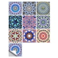 thumbnail image 1 of Billuyoard Etiqueta de la pared de la flor del azulejo de la pared Etiqueta engomada autoadhesiva impermeable del azulejo de la etiqueta del azulejo Decoración del hogar No.62 NO46 Billuyoard HA002473-62, 1 of 1
