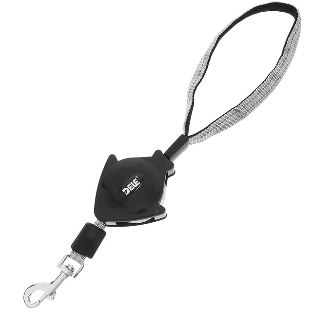 Automatic Retractable Dog Leash for Pet Dog Puppy Cat Telescopic Traction Rope Belt Size L Black