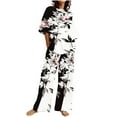 thumbnail image 1 of Hauts à Manches Courtes pour Femmes Costume d'Été Mode Short Imprimé Pantalons Colorés Costume Décontracté Deux Pièces Hauts à Manches Courtes pour Femmes Hauts d'Été pour Femmes avec Manches, 1 of 6