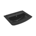 thumbnail image 6 of Sublime Square Two-Piece Pedestal Sink in Matte Black, 6 of 12