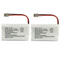 Kastar 2-Pack Battery Ni-MH 3.6V 800mAh Replacement for Uniden EXT1460 EXT1465 NCP1154 T4Series T400Series TCX800 TCX805 TCX860 TCX905 TCX930 TRU12803 TRU238 TRU446 TRU446-2 TRU4462 TRU4465