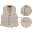 thumbnail image 4 of Gioberti Boy's 4 Button Formal Suit Vest, 4 of 5