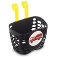 thumbnail image 2 of MINI-FACTORY Kid's Bike Basket and Bell 2pcs Play Set for Boys, Cute Cartoon Fire Truck/Dinosaur Pattern Bicycle Handlebar Basket Plus Safe Cycling Ring Horn, 2 of 4