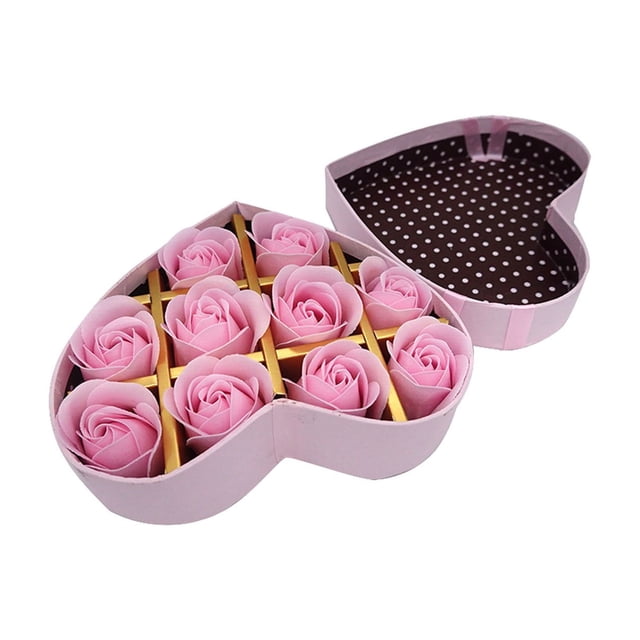 Valentines Day Gifts for Her Factory Rose Gift Box Soap Flower Bear 520 Valentine's Day Girlfriend Qixi Birthday Gift Flowers for Valentines Day
