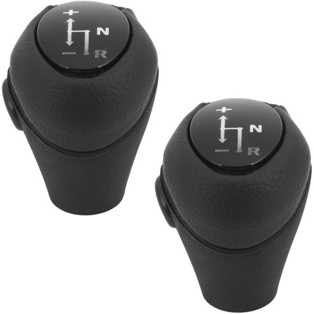 2X Pomo de cambio automático negro para Smart Fortwo 450451 1998-2014 Roadster 452 2003-2006