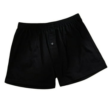 Jgppe Mens Boxers Shorts Cotton Solid Color Basic Stretchy Wicking Breathable Comfy Loose Boxer Briefs