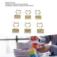 thumbnail image 4 of Clips, Fuerte Fuerza De Sujeción, Prácticas Abrazaderas De Papel Lindas En Forma De Gato Para Suministros De Oficina Para Certificados, 4 of 8