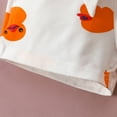 thumbnail image 3 of WOYY Infant Girls Outfits Cartoon Duck Print Ruffles Camisole Shorts Set, Sizes 0-24M, 3 of 5