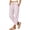 C-Purple, variant on Women Casual Drawstring Elastic Waisted Pants with Pockets Solid Color Full Length Pant Lightweight Beach Work Trousers